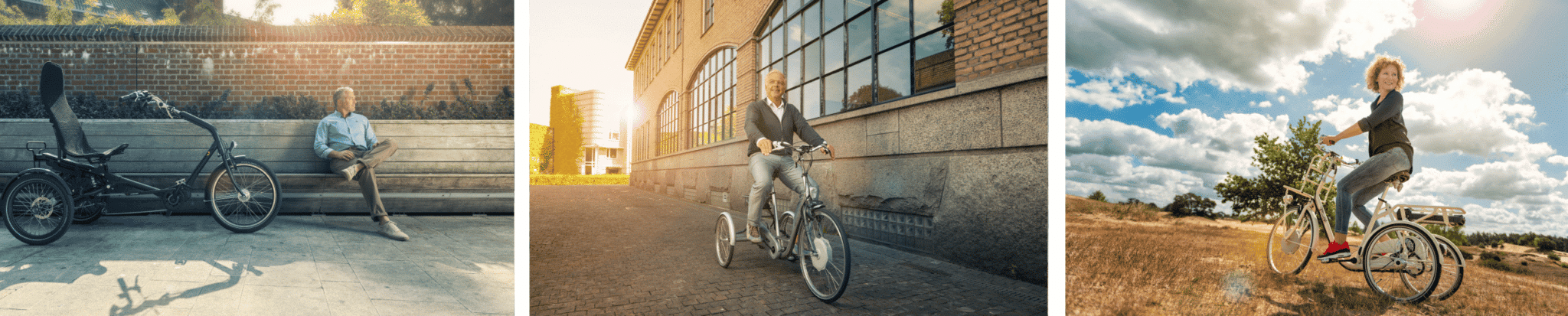 Driewieler fiets voor ouderen ouderen