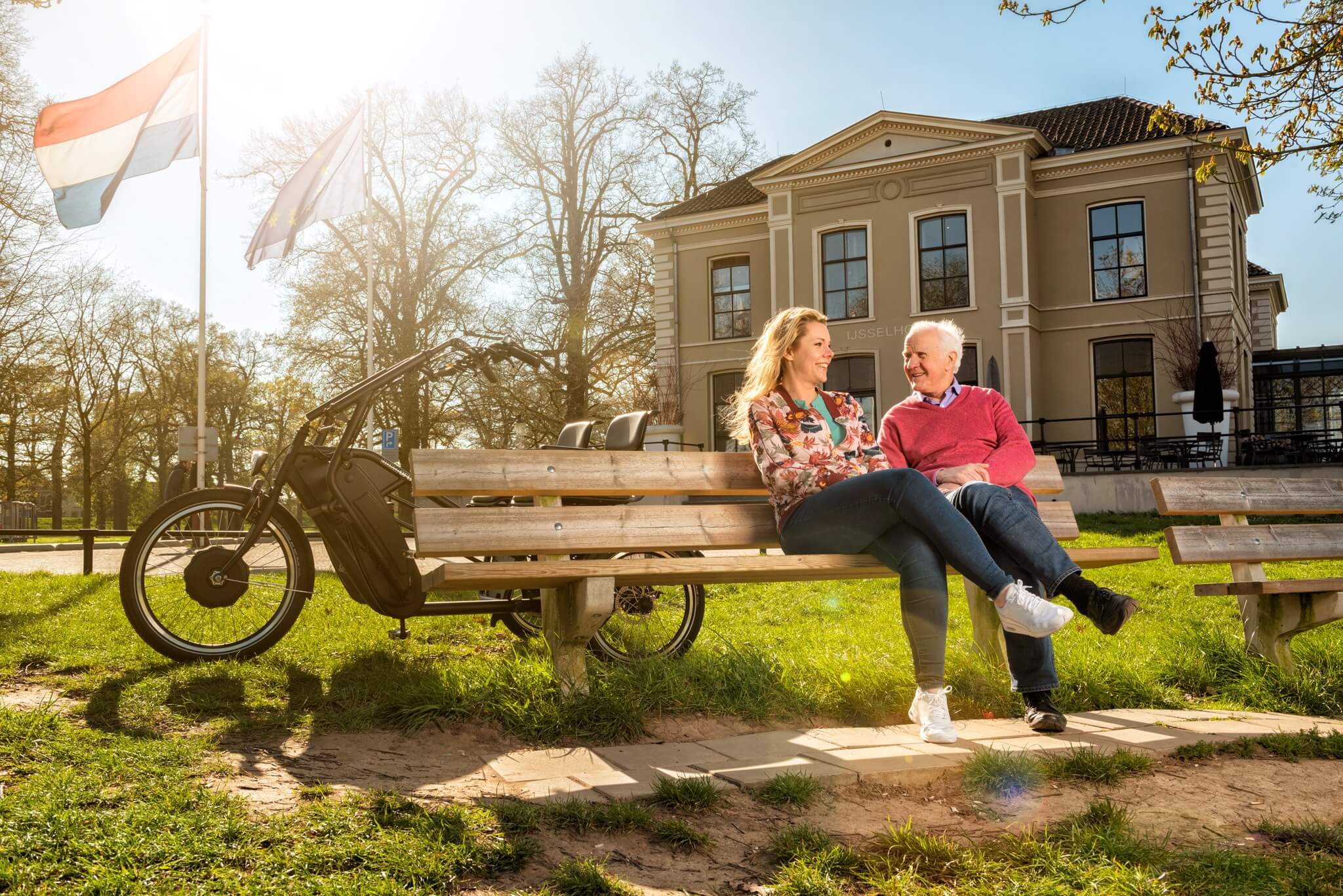 Duofiets met elektrische ondersteuning