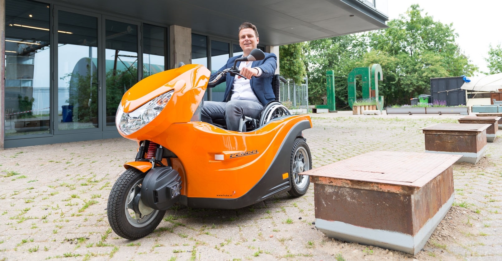 Elektrische rolstoelscooter