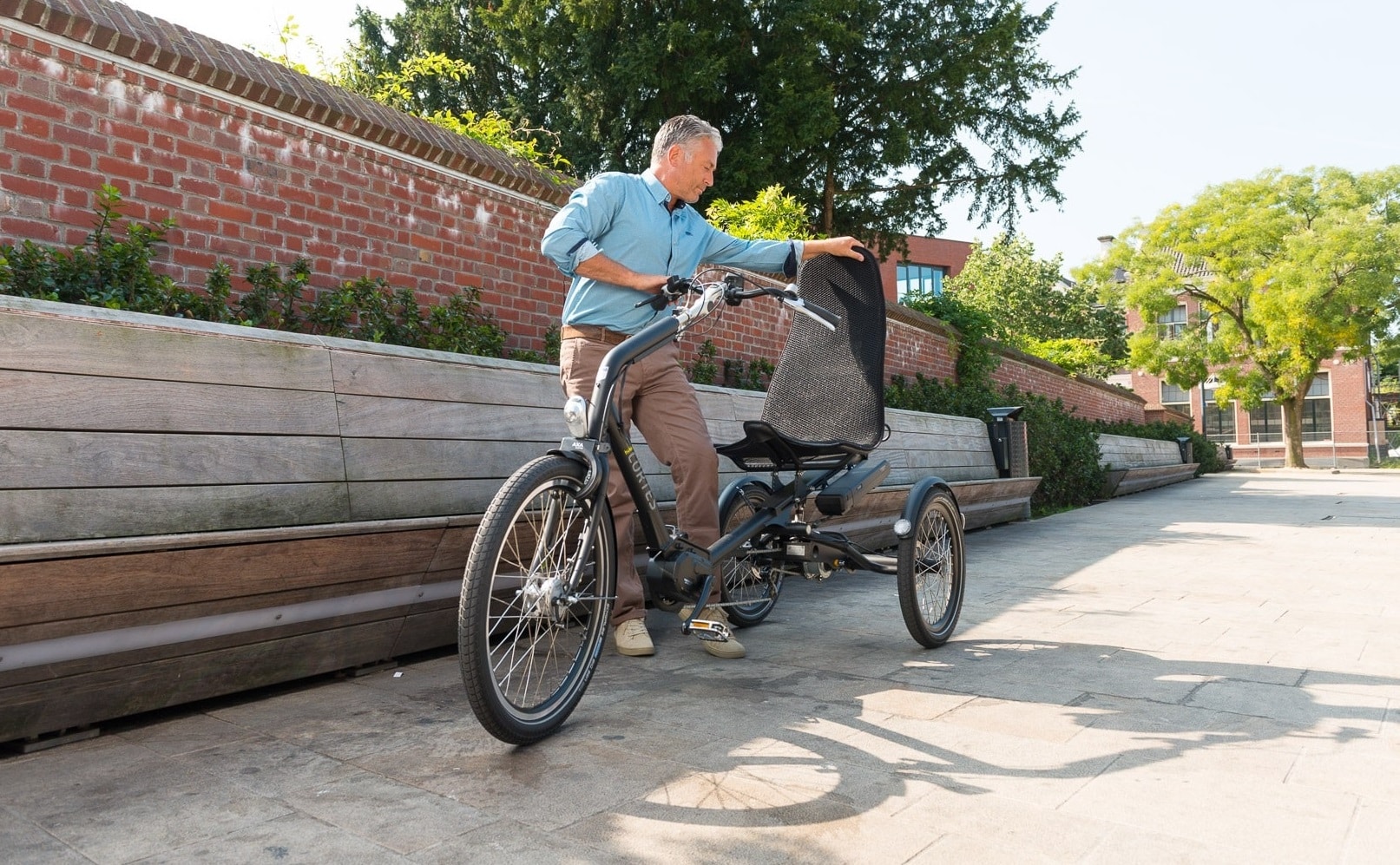 Driewieler Cortes met trapondersteuning