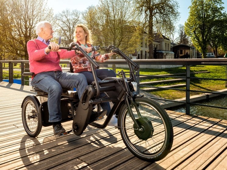 duofiets met ondersteuning
