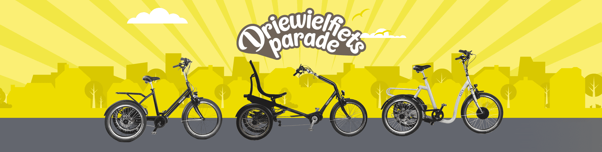 Huka driewielfietsparade