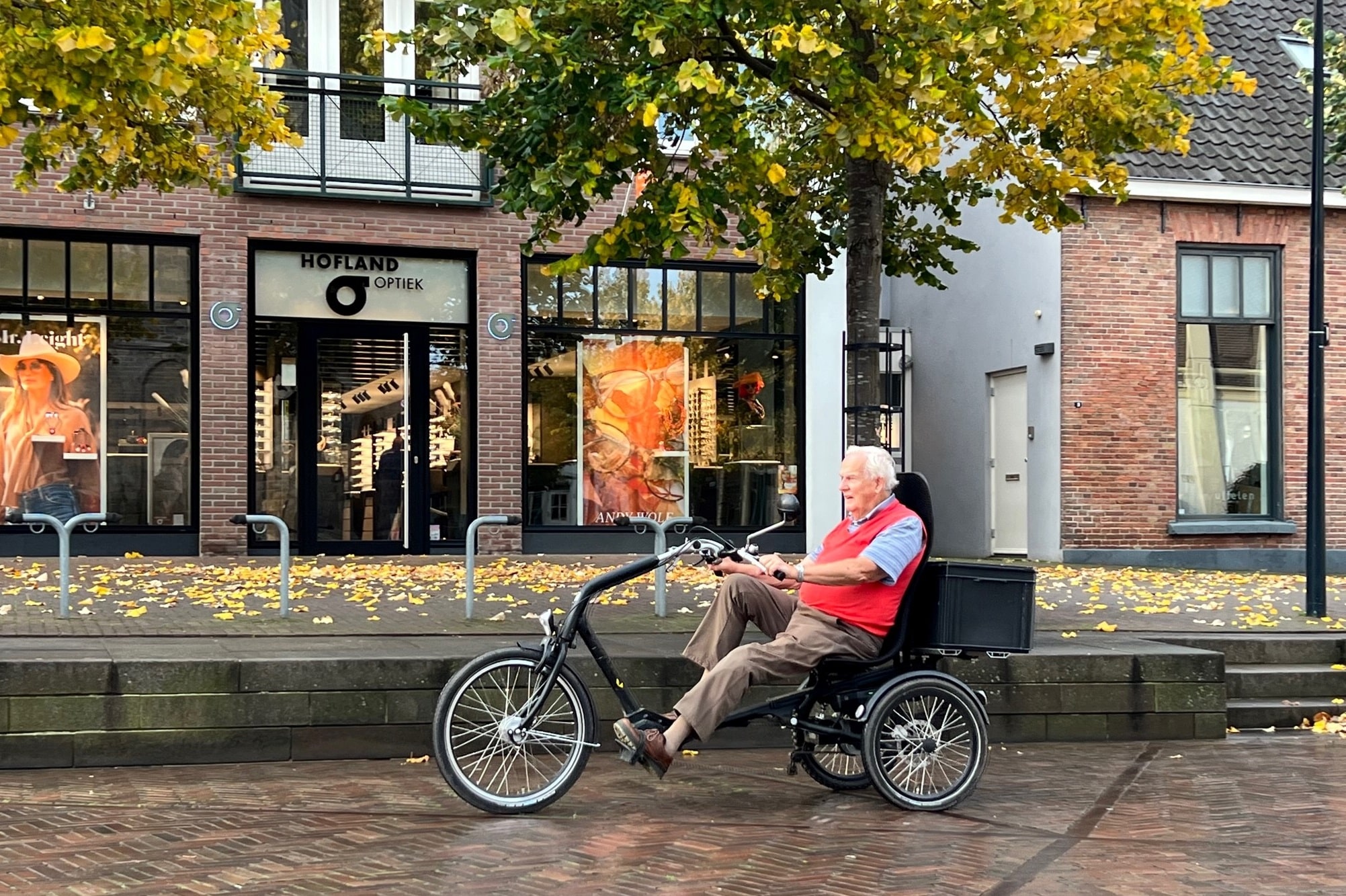 onzeker tweewielfiets