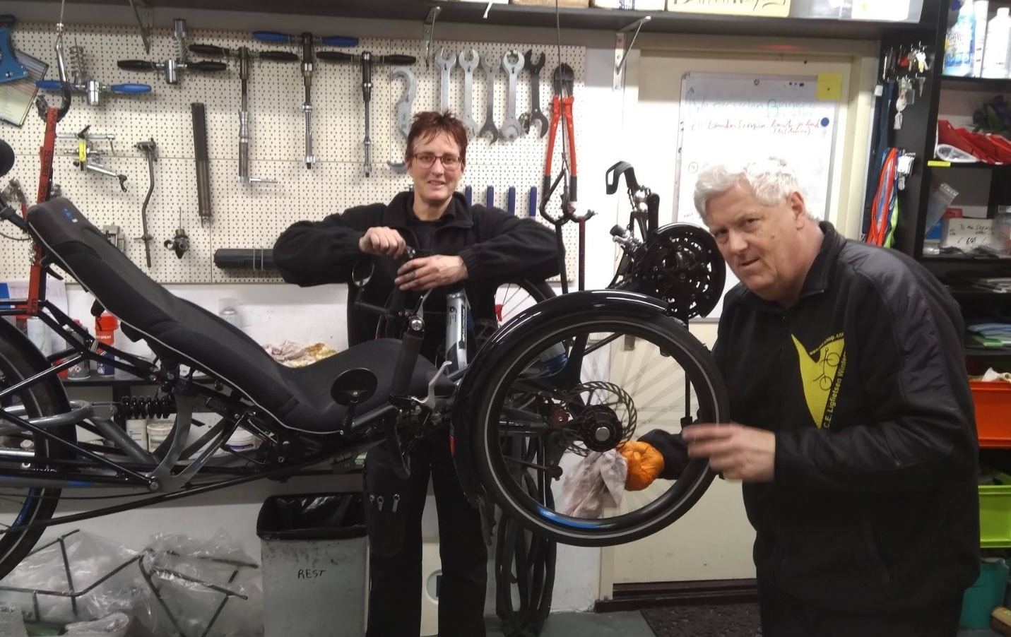 ACE ligfietsen