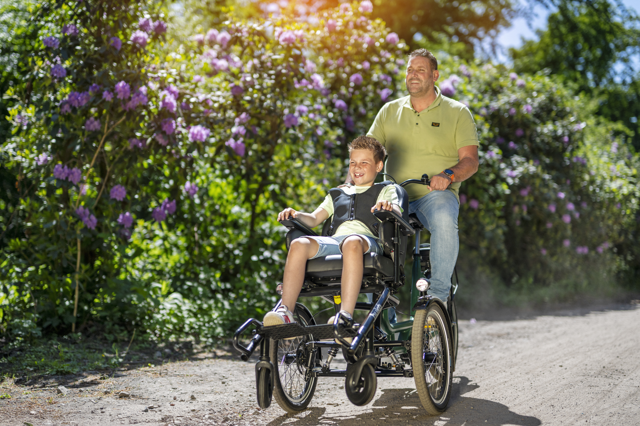 rolstoelfiets voor kinderen