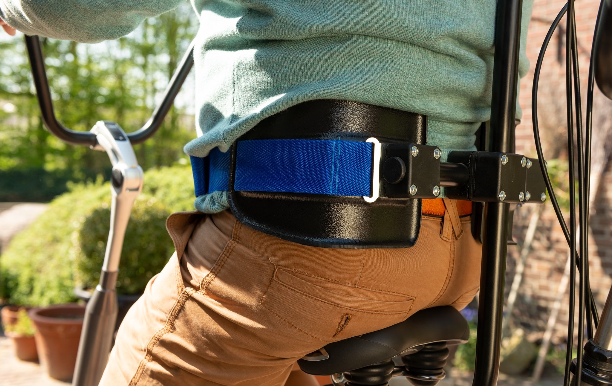 Montage rugleuning met aluminium blok