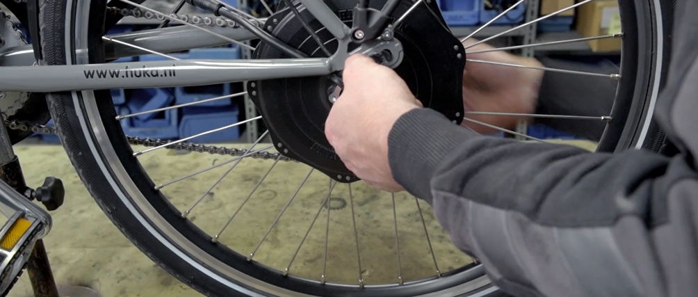 Achterwiel verwijderen